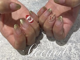 クリスマスネイル