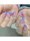 押し花ネイル