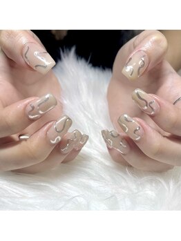 フォックスネイル(fox.nail__)/うねうねネイル