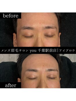 ユー 千葉駅前店(you)/メンズ眉毛/メンズ眉/千葉駅