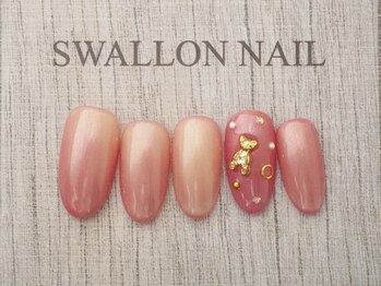 スワロンネイル(SWALLON NAIL)/１１・１２月定額ネイル