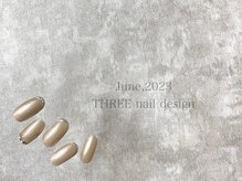 スリー(THREE)/June 2023/nail design