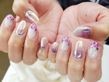 キープ ネイルサロン(KEEP)/梅雨の花♪