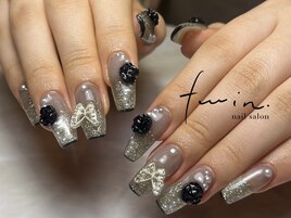 ブラックローズネイル