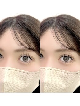 ミー 大宮一の宮通り店(me.)/パリエク80本＋下エクステ30本