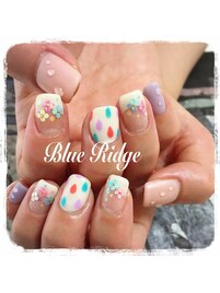 季節の梅雨ネイル♪