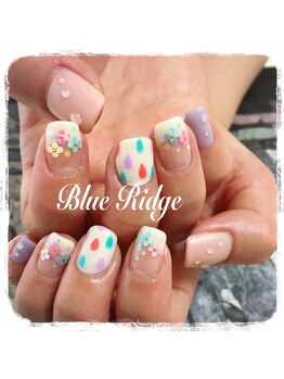 織(OLI)/季節の梅雨ネイル♪