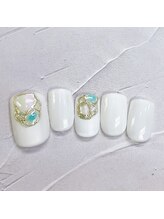 ネイルアンドまつげ リュフェール 五反田(Nail Lufaire)/宝石ネイル