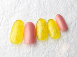 透明カラーネイル