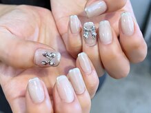 ノラ ミナミアオヤマ(NORA MINAMIAOYAMA)/シンプルシルバーリボン