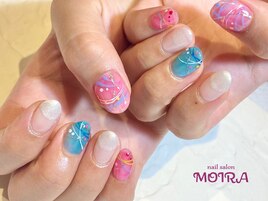 【水ヨーヨーネイル】