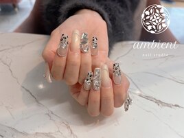 レオパードネイル×埋めつくし