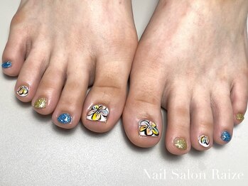 ライズ 本町店(Raize)/手描きフラワー