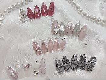 ウネルマ 天神店(UNELMA)の写真/【人気No1☆シンプル定額¥5990/トレンド定額¥6990】フィルイン&パラジェルあり◎お得にかわいいネイルを♪