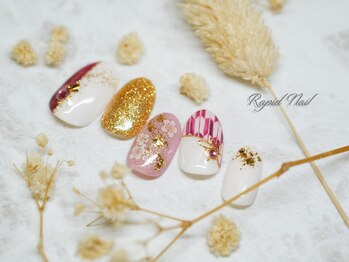 ラピッドネイル 西葛西店の写真/3790円/4190円/5190円/6190円/7190円と幅広い定額コース☆ハンドが出来ない方にフットメニューの定額も◎