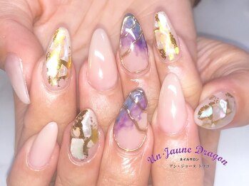 アン ジョーヌドラゴ/【ロングネイル】ホイルネイル