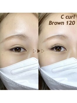 まつげエクステ専門店 アイラ 船橋店(EYELA)/ブラウンカラーエクステ