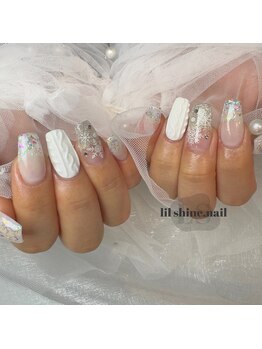 リルシャインネイル(lil shine.nail)/ニットネイル☆