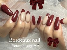 エマネイル プラスキハクヤ 枚方店(EmaNail+KIHAKUYA)/フレンチネイル