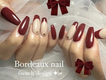 エマネイル プラスキハクヤ 枚方店(EmaNail+KIHAKUYA)/フレンチネイル