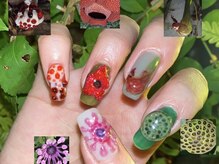 ゆびノさき イバラキシ(ibarakishi)/植物ネイル