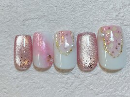 ニュアンスさくらネイル