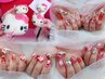 韓国キティネイル★ハンド／爪に優しいフィルイン付け替え