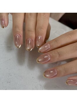 リンボンネイル(Rinbon nail)/【マグネット×ミラー】