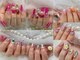 ピンクネイル(pink nail)の写真