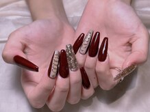 エムズ ネイルサロン(M2)/ボルドーカラー