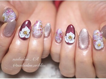 ハイテクニックな３Dフラワー♪