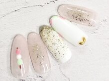 コルン/お花見ネイル