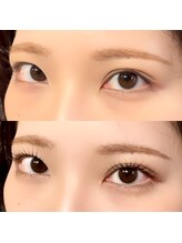 自然な仕上がりで、目力アップ＊＊