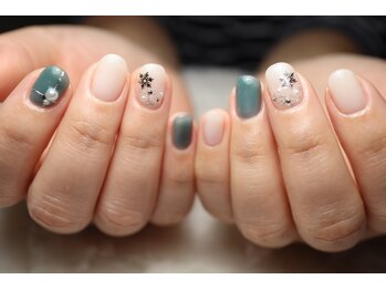 冬ネイル×クリスマス