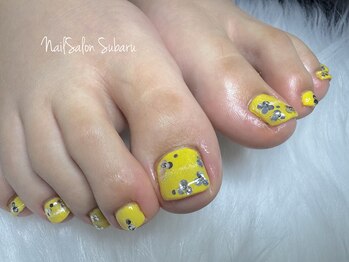 スバル(Subaru)/フットも春色☆