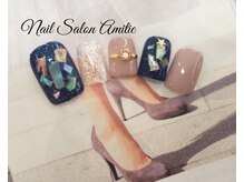 ネイルサロン アミティエ(Nail Salon Amitie)/キラキラクールfootネイル