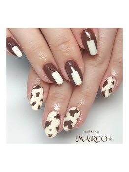 ネイルサロン マルコ(nail salon MARCO)/アシンメトリーネイル