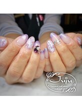 ジュジュ(Juju)/エアジェル紫陽花ネイル