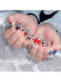 クリスマスネイル