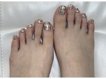 ピピーネイルズ 新宿(PIPPY NAILS)/フット/ラメ