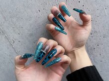 アートの種類豊富★[池袋/スカルプ/ネイル/アート/長さだし］