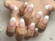 ジョアネイル(JOA Nail)/フレンチ/ホワイト/シンプル