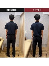 美整庵 谷山店(BISEIAN)/姿勢改善 before after 