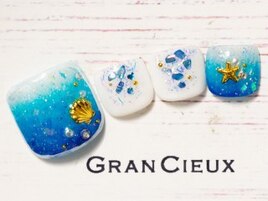 リゾート風涼しげブルーフット