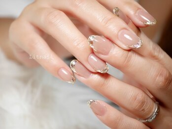 リットネイル(Lit nail)/ガラスフレンチno.1