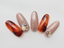 ビーケア 自由が丘店(B.care)/べっ甲ネイル￥7480