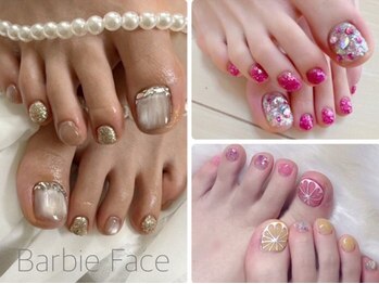 バービーフェイス 恵比寿(Barbie Face)の写真/《夏の主役は足元から★》魅せる足元は夏の最強アクセサリー♪周りと差がつく洗練されたおしゃれを♪