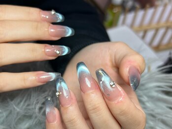 ダークハニー 池袋店(Dark Honey)/青のマグネットフレンチ