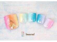 リモアネイル(limore nail)/【フット】レインボー☆