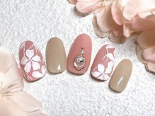 ネイルサロン ロゼプリュム/大人可愛い少し華やかプラン